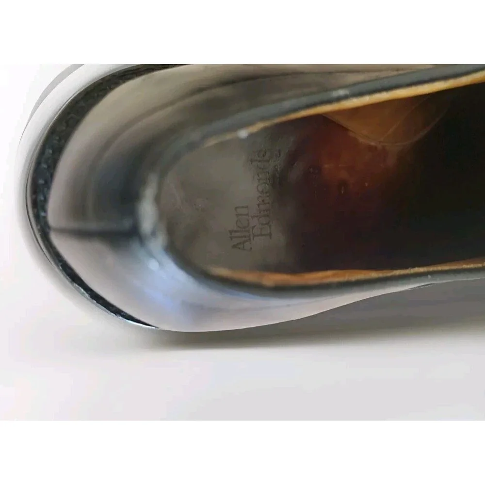 Allen Edmonds Hillcrest Derby Black Dress Shoe Mens 13D  Bicycle NO LACES